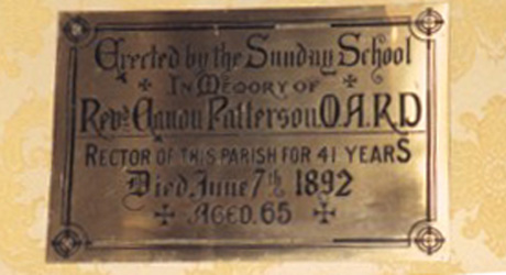 Ephraim Patterson plaque