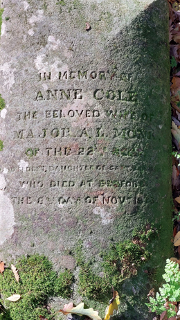 Ann Cole Baker Monk Grave