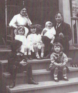 Hugh Cossart Baker and Dorothea Ellis and family