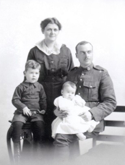 Sydney Baker Holmes and family
